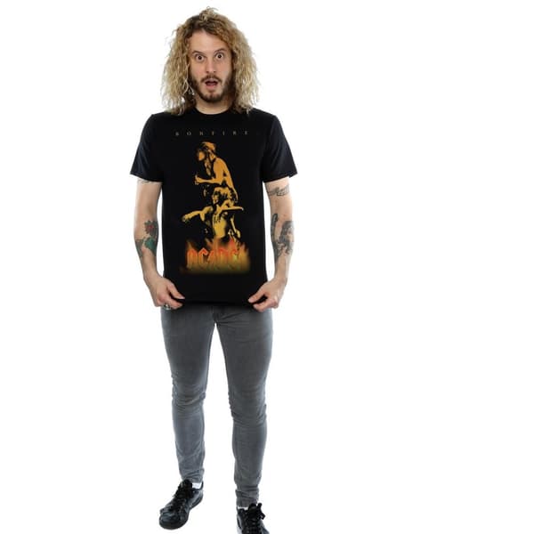 AC/DC Mens Bonfire Cover T-Shirt