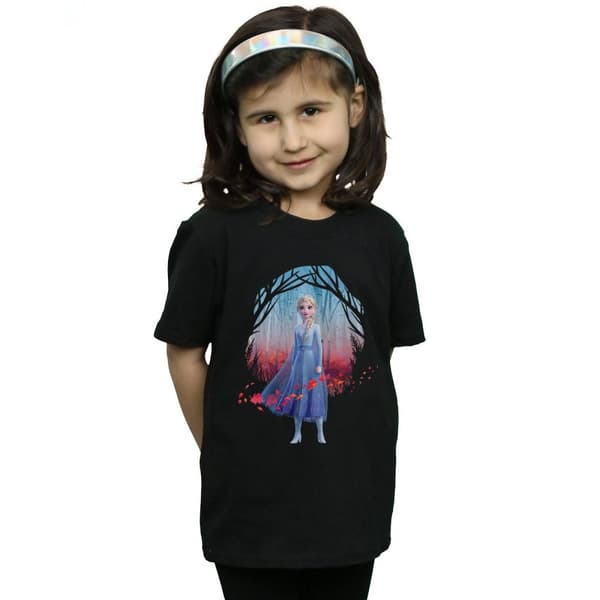 Disney Frozen 2 Elsa Find The Way T-shirt i bomull för flickor