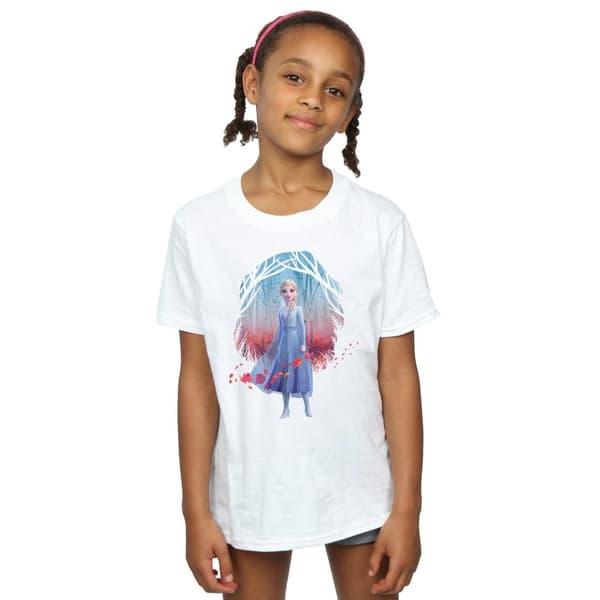 Disney Frozen 2 Elsa Find The Way T-shirt i bomull för flickor