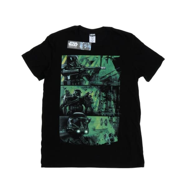 Star Wars Mens Rogue One Death Trooper Comic Strip T-Shirt