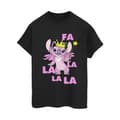 Miniatyrbillede 1 af 3: Disney Womens/Ladies Lilo & Stitch Angel Fa La La Cotton Boyfriend T-Shirt