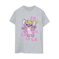 Miniatyrbillede 1 af 3: Disney Womens/Ladies Lilo & Stitch Angel Fa La La Cotton Boyfriend T-Shirt