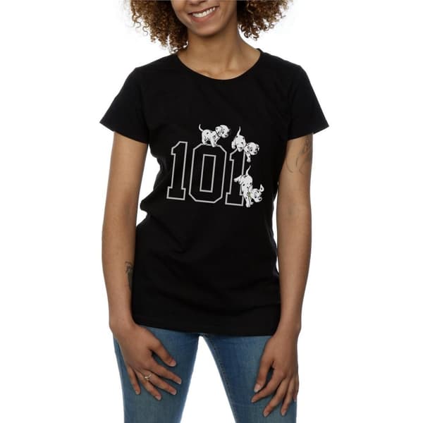 Disney Womens/Ladies 101 Dalmatians 101 Doggies Cotton T-Shirt