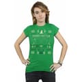 Miniatyrbillede 2 af 3: Harry Potter Womens/Ladies Christmas Pattern Cotton T-Shirt