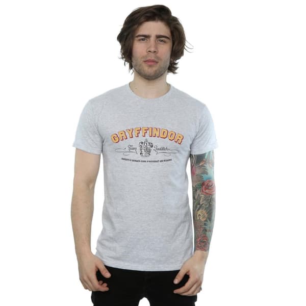 Harry Potter Mens Gryffindor Team Quidditch T-Shirt