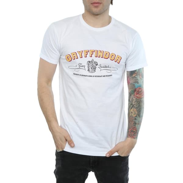 Harry Potter Mens Gryffindor Team Quidditch T-Shirt
