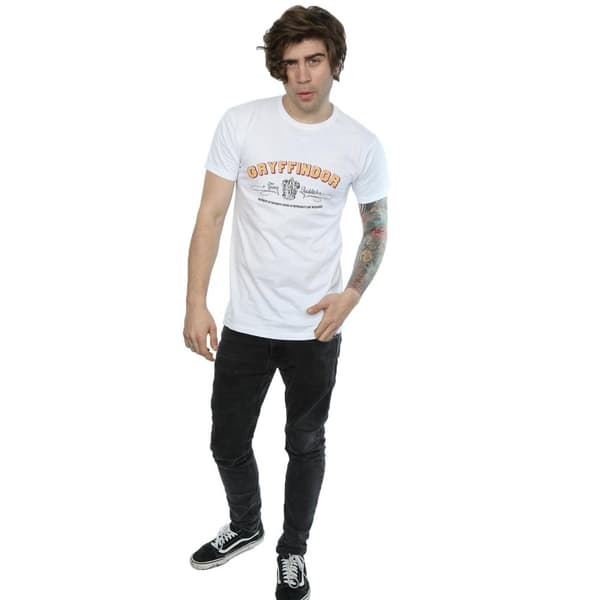 Harry Potter Mens Gryffindor Team Quidditch T-Shirt