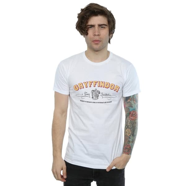 Harry Potter Mens Gryffindor Team Quidditch T-Shirt