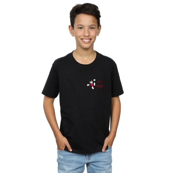 Disney Boys Mickey Mouse Faux Pocket Since 1928 T-Shirt