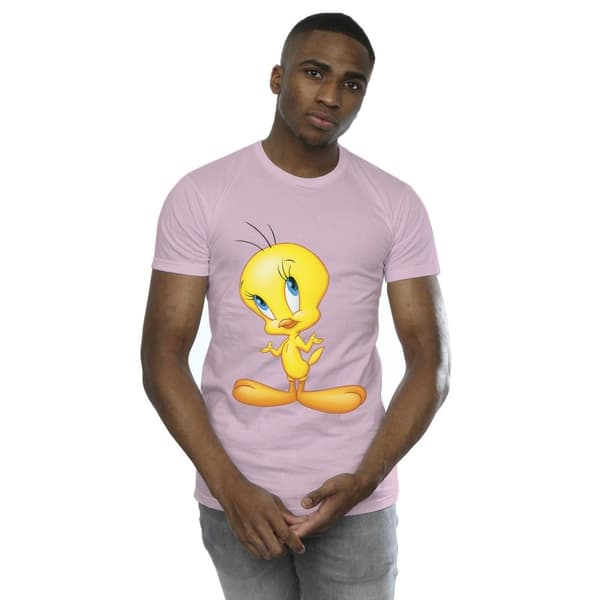 Looney Tunes Mens Tweety Standing T-Shirt