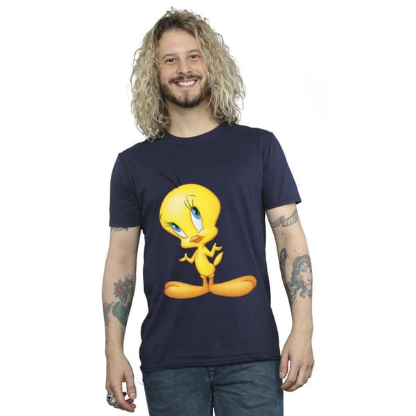 Looney Tunes Mens Tweety Standing T-Shirt