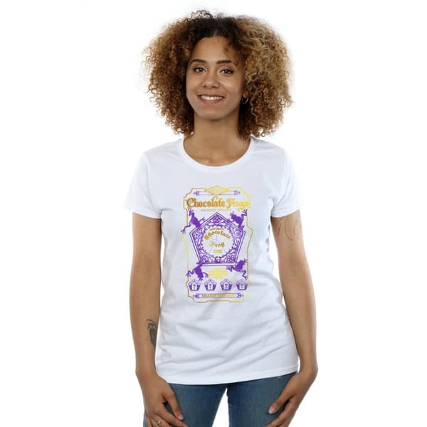 Harry Potter Womens/Ladies Chocolate Frogs Coloured Label Cotton T-Shirt