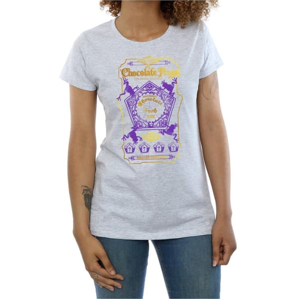 Harry Potter Womens/Ladies Chocolate Frogs Coloured Label Cotton T-Shirt