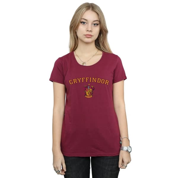 Harry Potter Womens/Ladies Gryffindor Crest Cotton T-Shirt