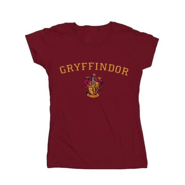 Harry Potter Womens/Ladies Gryffindor Crest Cotton T-Shirt