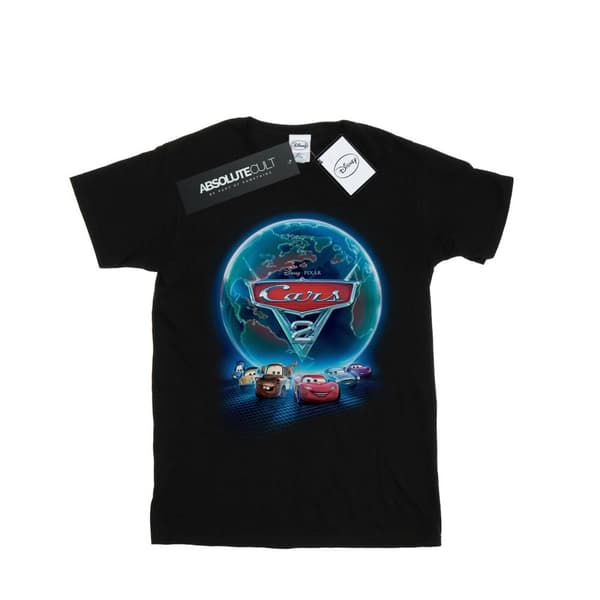 Disney Cars Globe Movie Poster T-shirt för pojkar