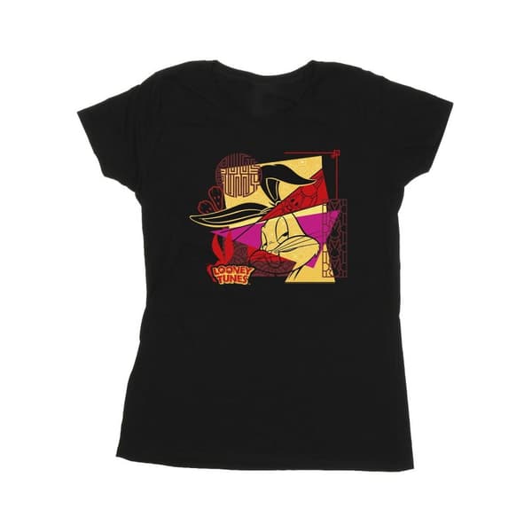 Looney Tunes Dam/Tjej Bugs Rabbit Nyår T-shirt i bomull