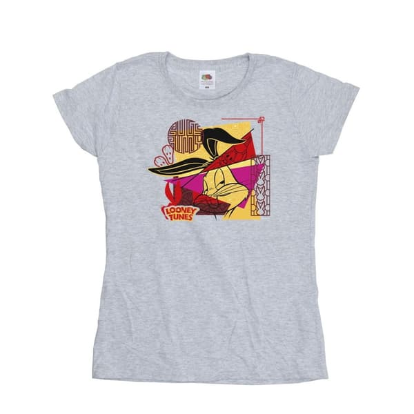 Looney Tunes Dam/Tjej Bugs Rabbit Nyår T-shirt i bomull