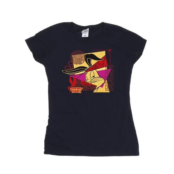 Looney Tunes Dam/Tjej Bugs Rabbit Nyår T-shirt i bomull