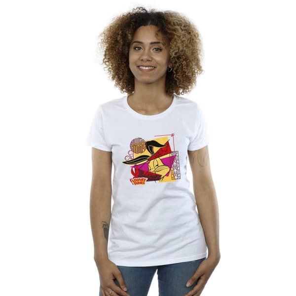 Looney Tunes Dam/Tjej Bugs Rabbit Nyår T-shirt i bomull