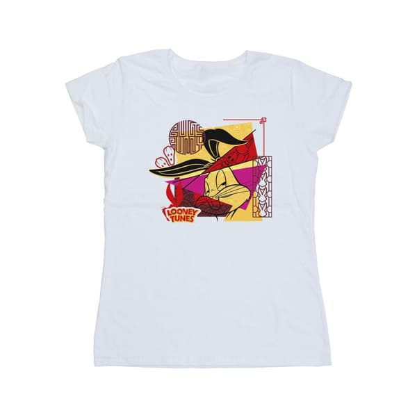 Looney Tunes Dam/Tjej Bugs Rabbit Nyår T-shirt i bomull