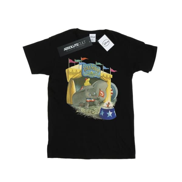 Disney Womens/Ladies Dumbo Circus Cotton Boyfriend T-Shirt
