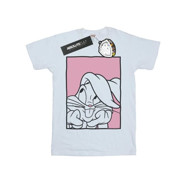 Looney Tunes Dam/Tjej Bugs Bunny Adore Boyfriend T-shirt i bomull