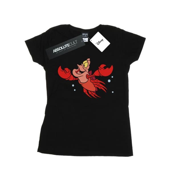Disney Dam/Tjej - Den lilla sjöjungfrun Sebastian Bubbles - Bomulls-T-shirt