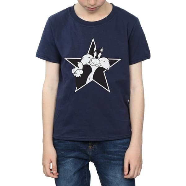 Looney Tunes Sylvester Mono Star T-shirt - pojkar