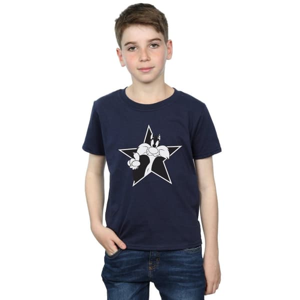 Looney Tunes Sylvester Mono Star T-shirt - pojkar