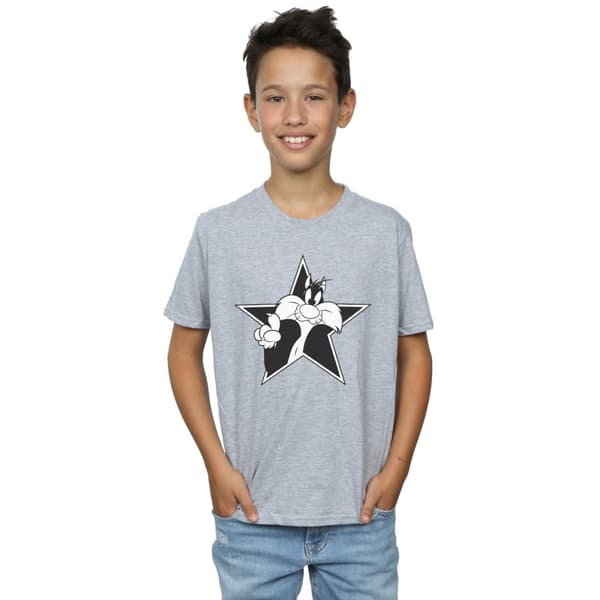 Looney Tunes Sylvester Mono Star T-shirt - pojkar
