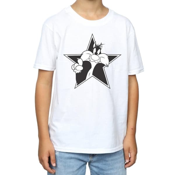 Looney Tunes Sylvester Mono Star T-shirt - pojkar