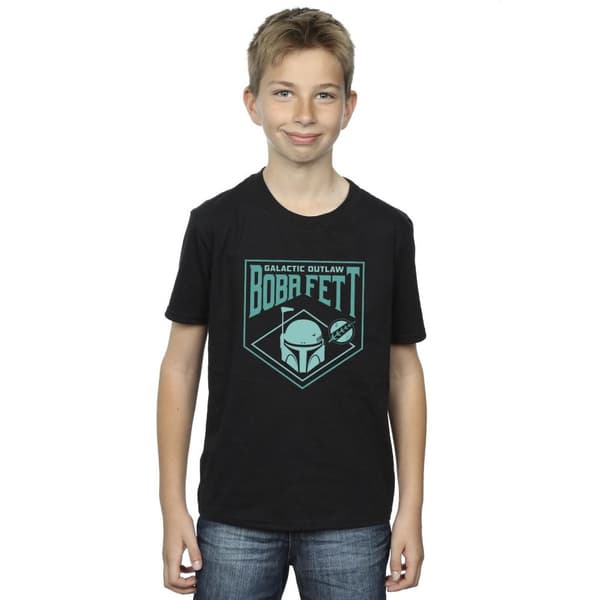 Star Wars Pojkar - The Book Of Boba Fett Galactic Helm Chest T-shirt