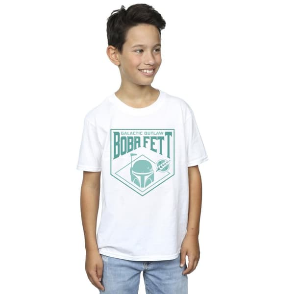 Star Wars Pojkar - The Book Of Boba Fett Galactic Helm Chest T-shirt