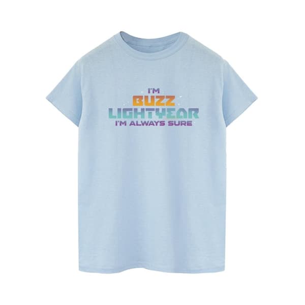 Disney Mens Lightyear Always Sure Text T-Shirt