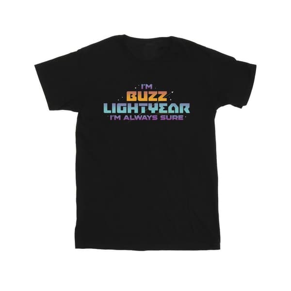 Disney Mens Lightyear Always Sure Text T-Shirt