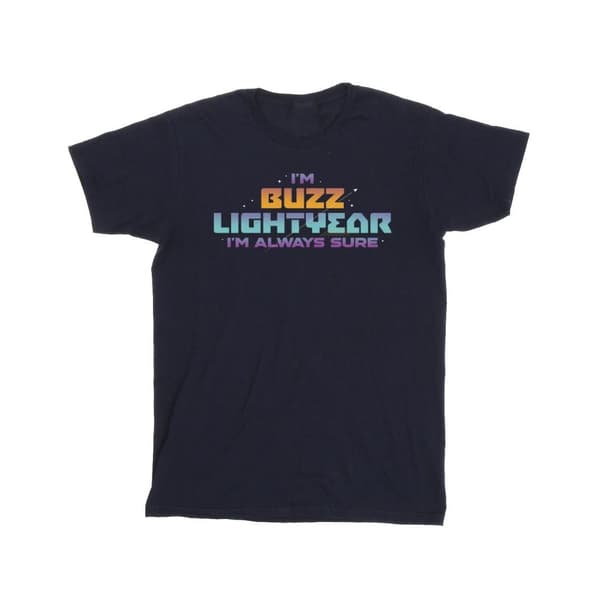 Disney Mens Lightyear Always Sure Text T-Shirt