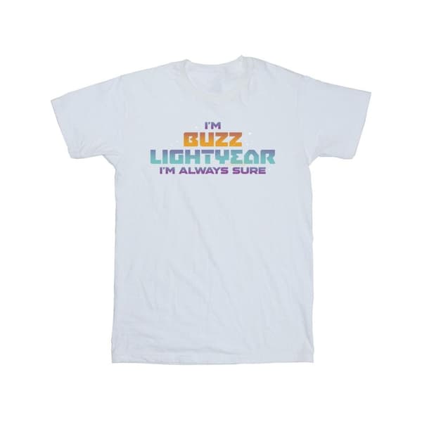 Disney Mens Lightyear Always Sure Text T-Shirt
