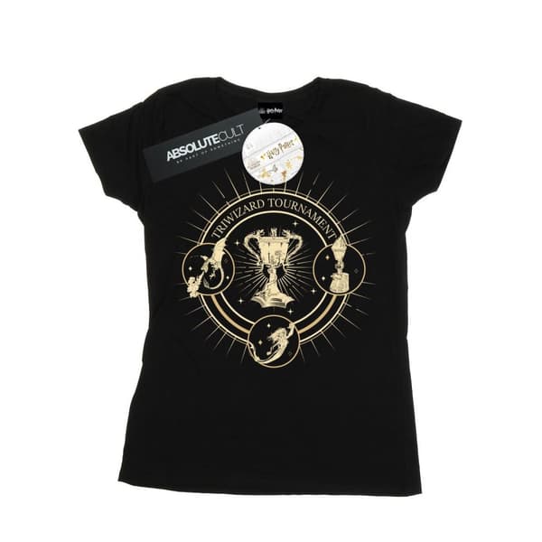 Harry Potter Womens/Ladies Triwizard Seal Cotton T-Shirt