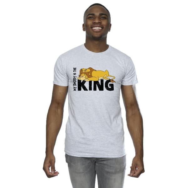 Disney Mens The Lion King Daddy Is King T-Shirt