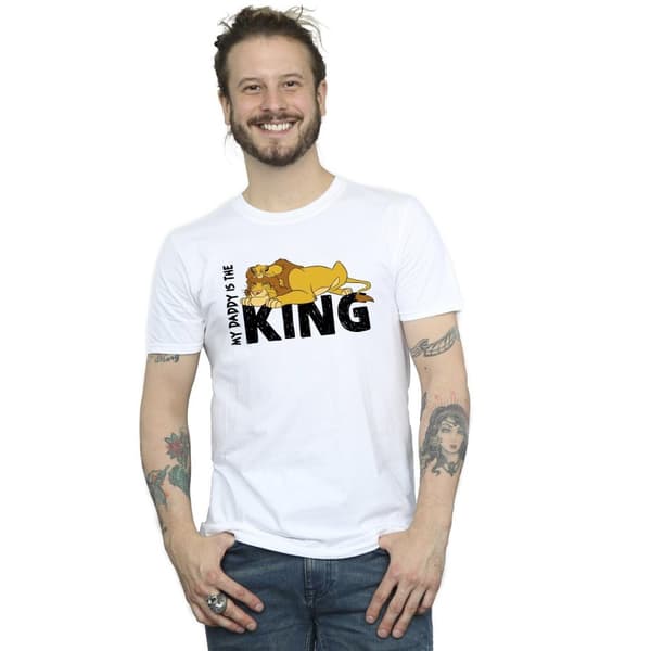 Disney Mens The Lion King Daddy Is King T-Shirt