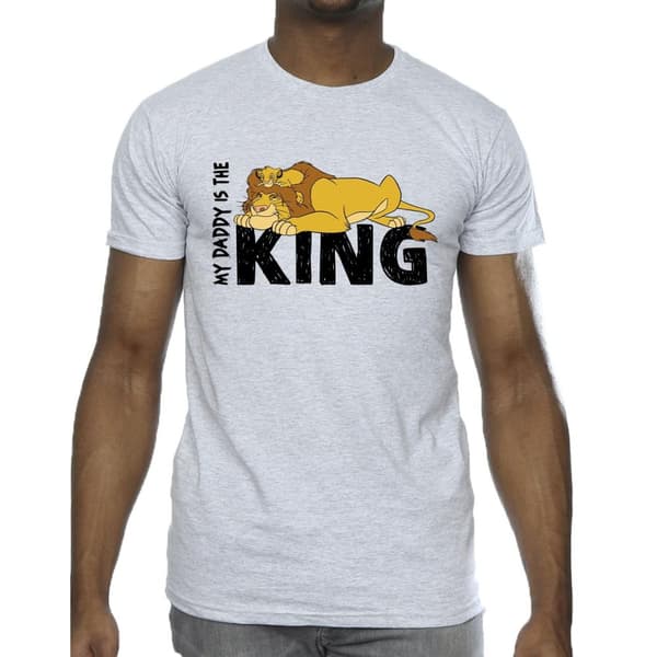 Disney Mens The Lion King Daddy Is King T-Shirt