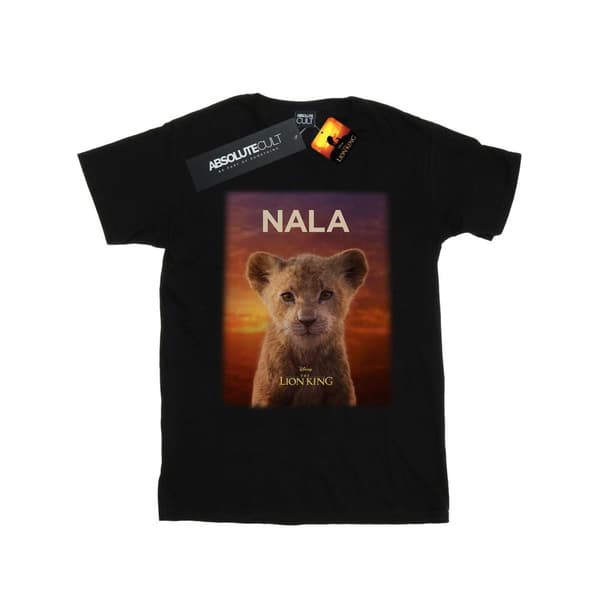 Disney Pojkar Lejonkungen-filmen Baby Nala Poster T-shirt Black 9-11 Years