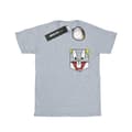Miniatyrbillede 1 af 5: Looney Tunes Boys Bugs Bunny Face Faux Pocket T-Shirt