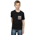 Miniatyrbillede 2 af 5: Looney Tunes Boys Bugs Bunny Face Faux Pocket T-Shirt