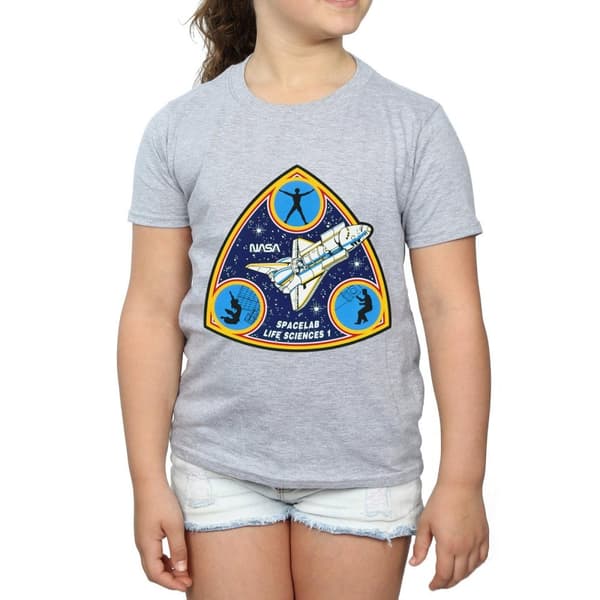 NASA Girls Classic Spacelab Life Science Cotton T-Shirt