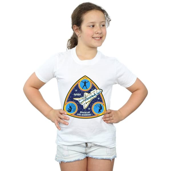 NASA Girls Classic Spacelab Life Science Cotton T-Shirt