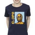 Miniatyrbilde 3 av 4: Star Wars Boys C3PO Line Art T-Shirt
