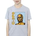Miniatyrbilde 3 av 4: Star Wars Boys C3PO Line Art T-Shirt