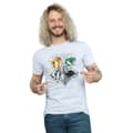 Pikkukuva 2 / 5: Harry Potter Mens Hogwarts Painted Crest T-Shirt